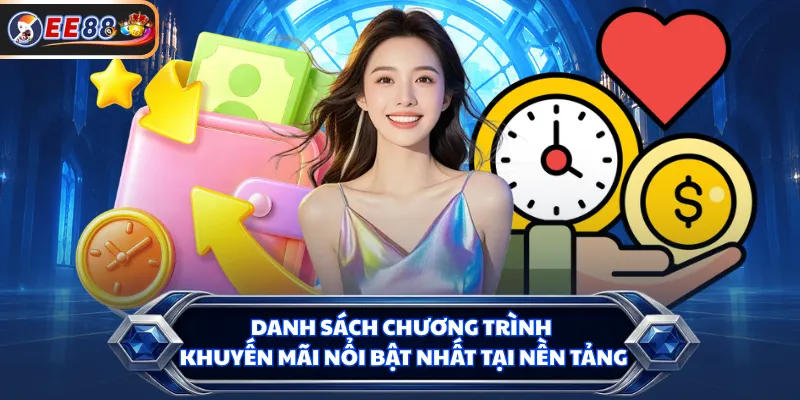 Danh sách chương trình khuyến mãi nổi bật nhất tại nền tảng