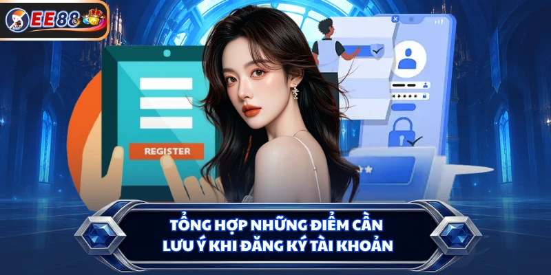 Tổng hợp những điểm cần lưu ý khi đăng ký tài khoản